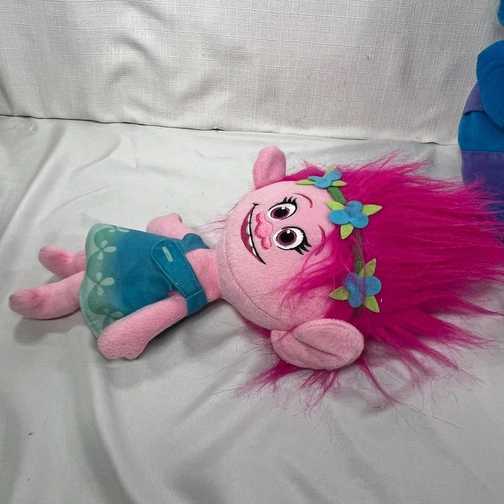 DreamWorks Singing Trolls Plush Lot of 4 Poppy Biggie Guy Diamond Cooper Hasbro